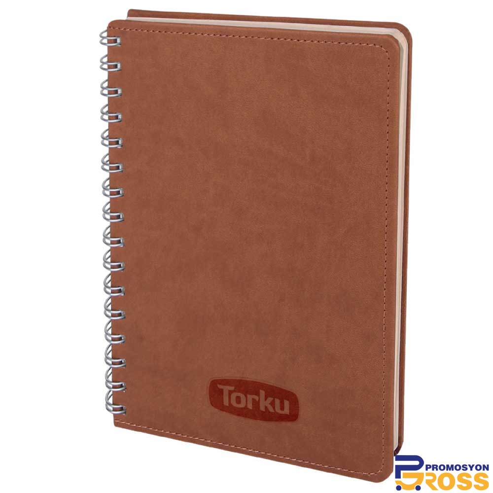 3008 BATIKENT KIRMIZI TARİHSİZ DEFTER (15X21 CM)